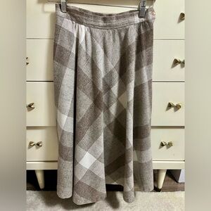 VTG Plaid Women's Circle Skirt - XS or Small